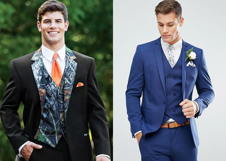 Модный костюм-тройка на свадьбу 2018 